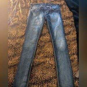 Vintage straight leg buffalo jeans size 27